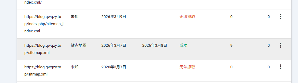 Google Search Console 中提交站点地图“无法抓取”的错误的解决方法